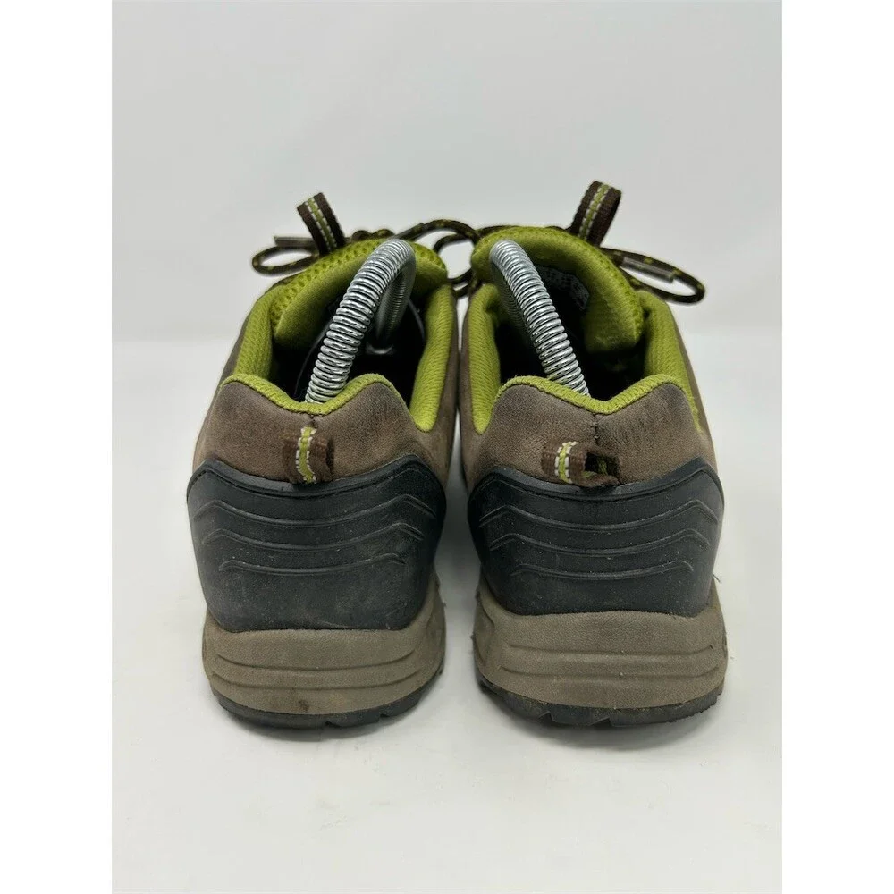 KEEN Bryce WP Women's Waterproof Hiking Trail Shoes Brown/Green Low Top Size 8.5